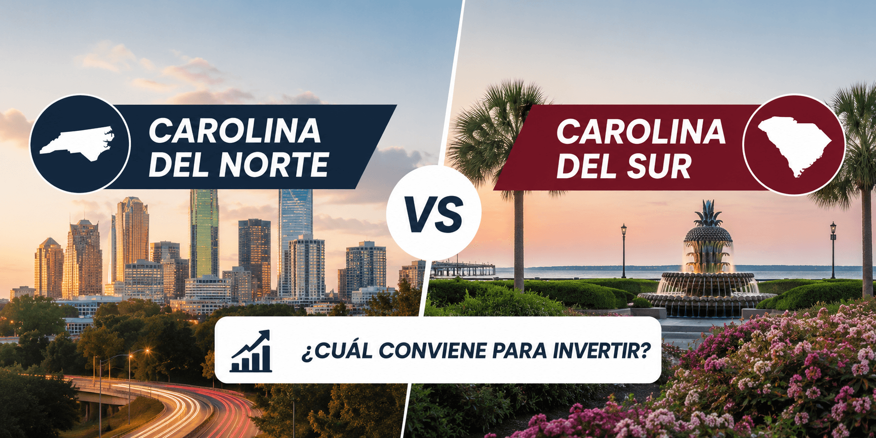 Carolina del Norte vs Carolina del Sur: cuál conviene para invertir en 2026